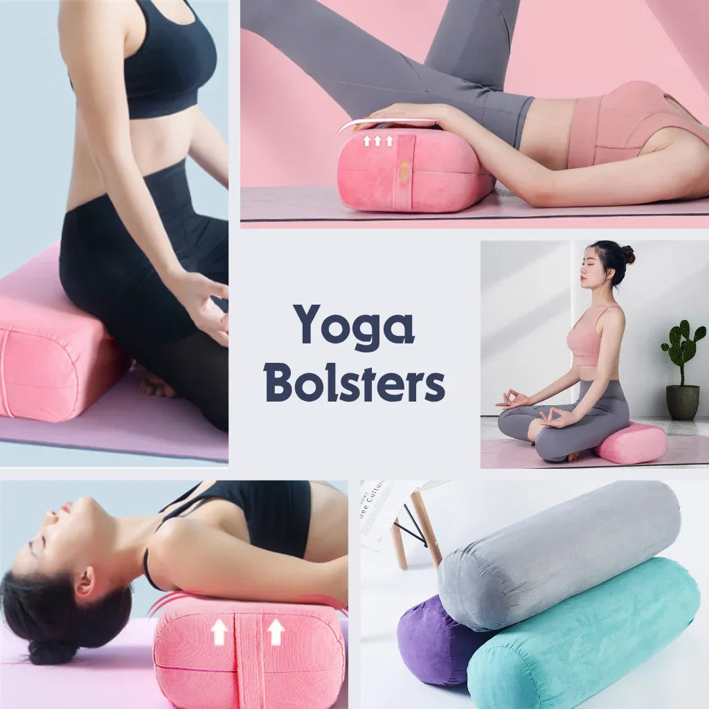Yoga Bolsters | Restorative Rectangular Support Pillows