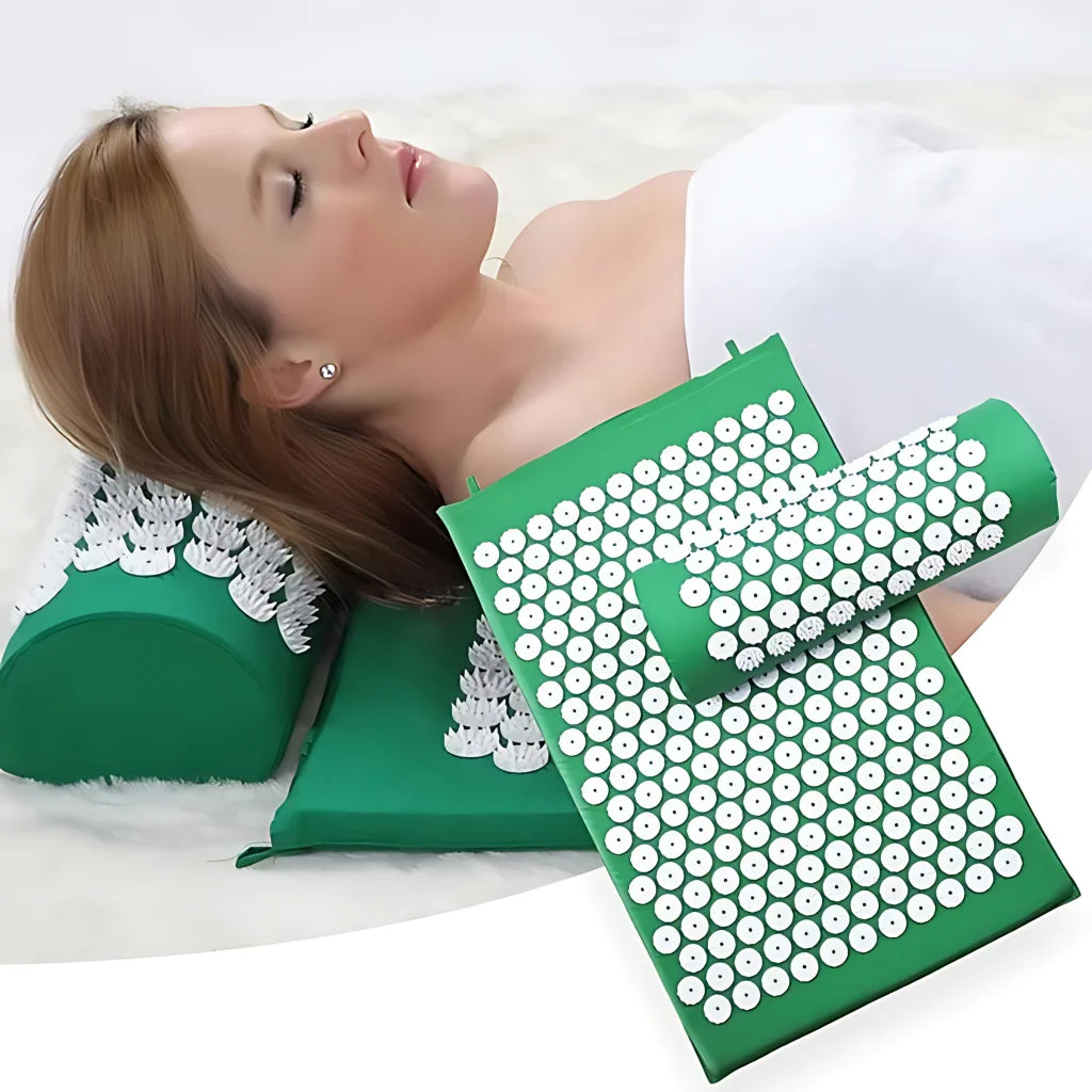 Acupressure Yoga Mat Set For Stress Relief And Recovery