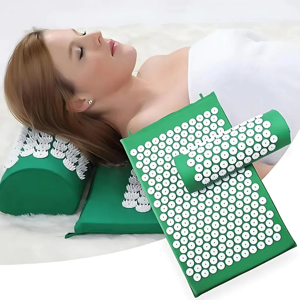 Acupressure Yoga Mat Set For Stress Relief And Recovery
