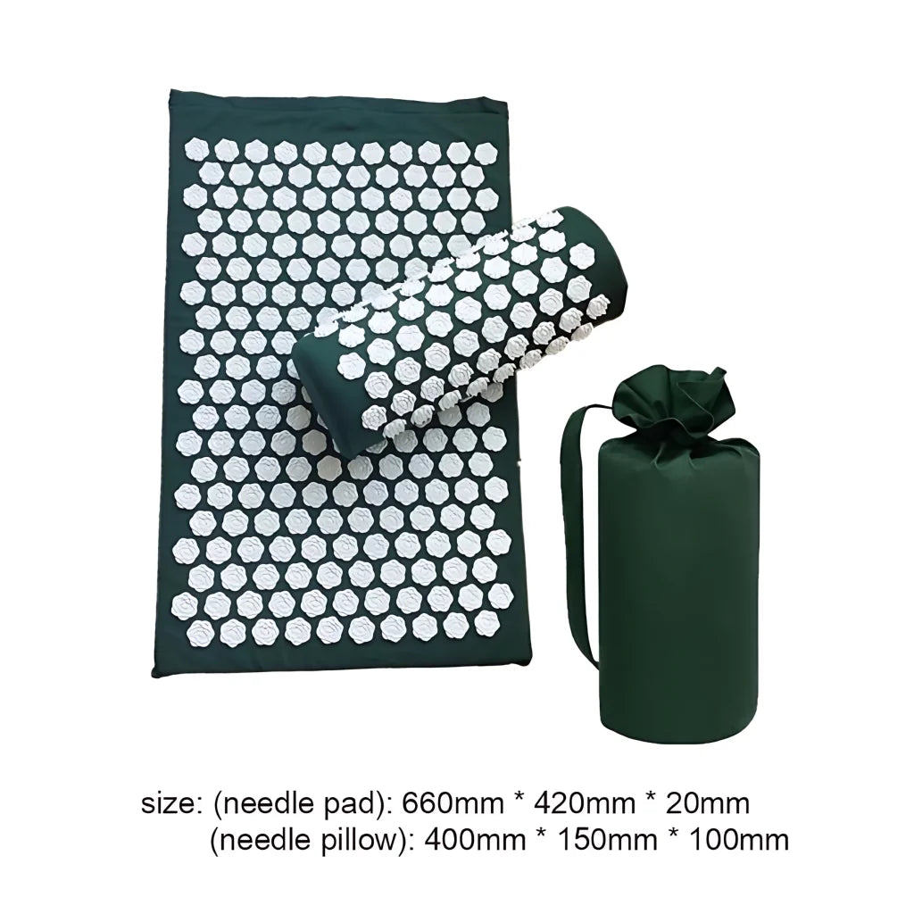 Acupressure Yoga Mat Set For Stress Relief And Recovery
