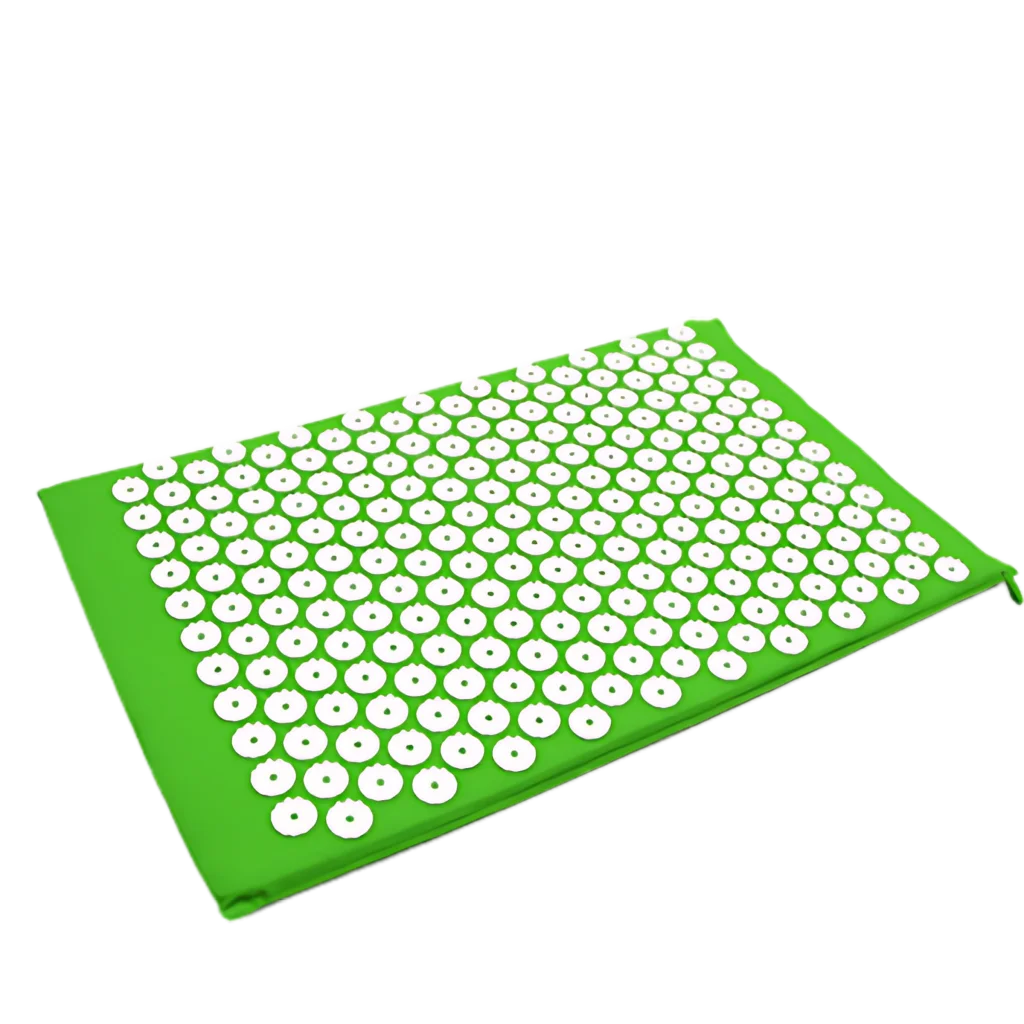 Acupressure Yoga Mat Set For Stress Relief And Recovery - Single Mat Green
