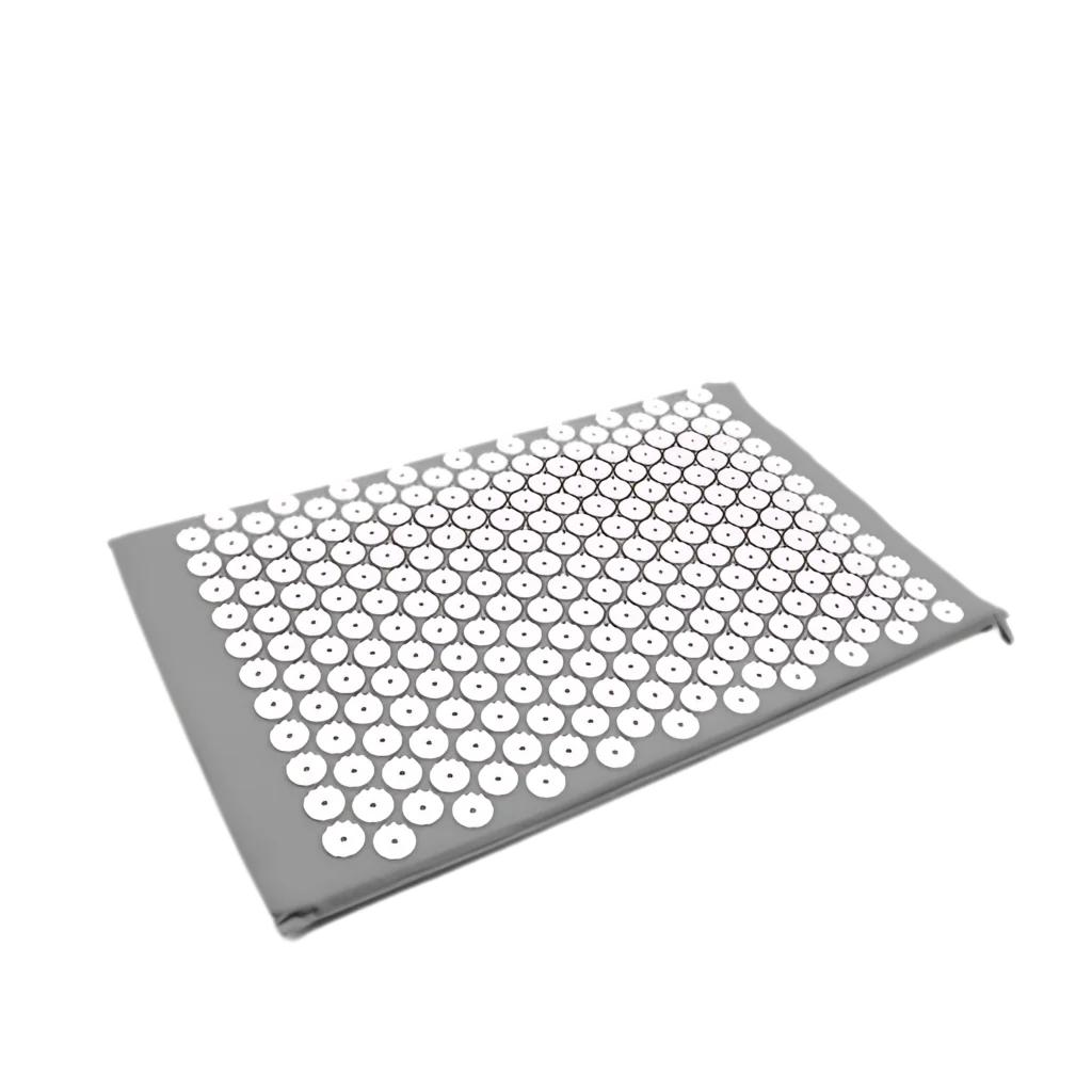 Acupressure Yoga Mat Set For Stress Relief And Recovery - Single Pad Grey