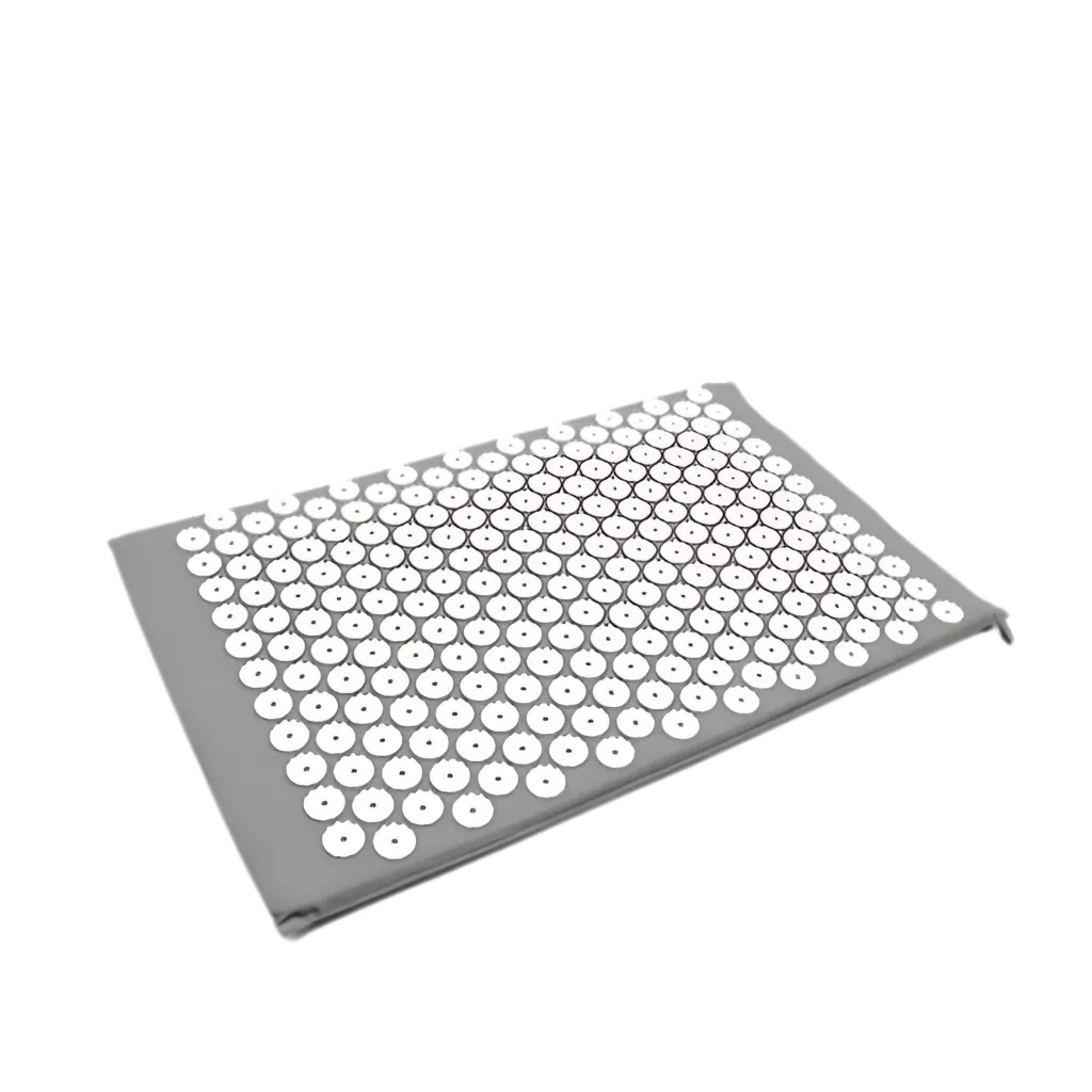 Acupressure Yoga Mat Set For Stress Relief And Recovery - Single Pad Grey