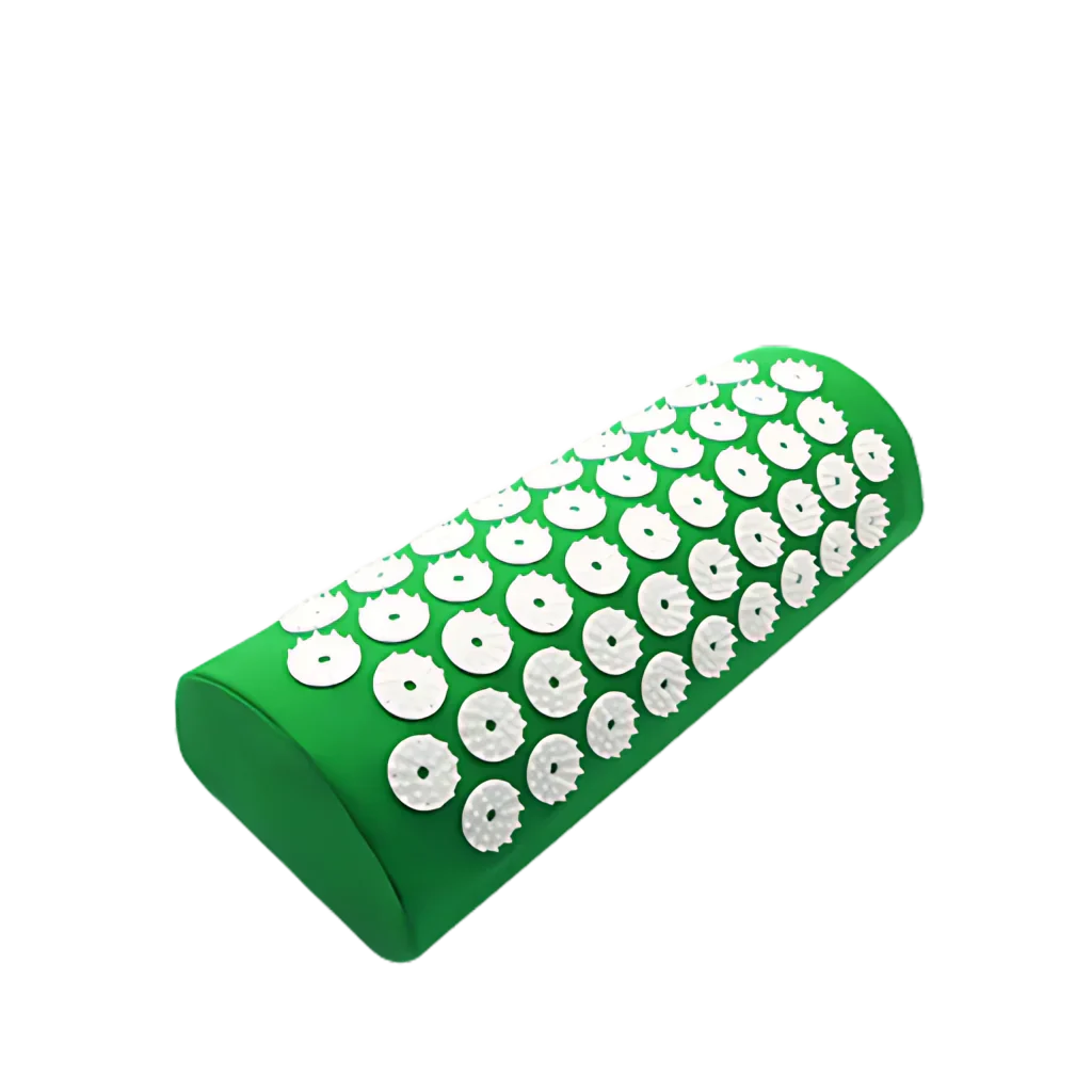 Acupressure Yoga Mat Set For Stress Relief And Recovery - Single Pillow Green