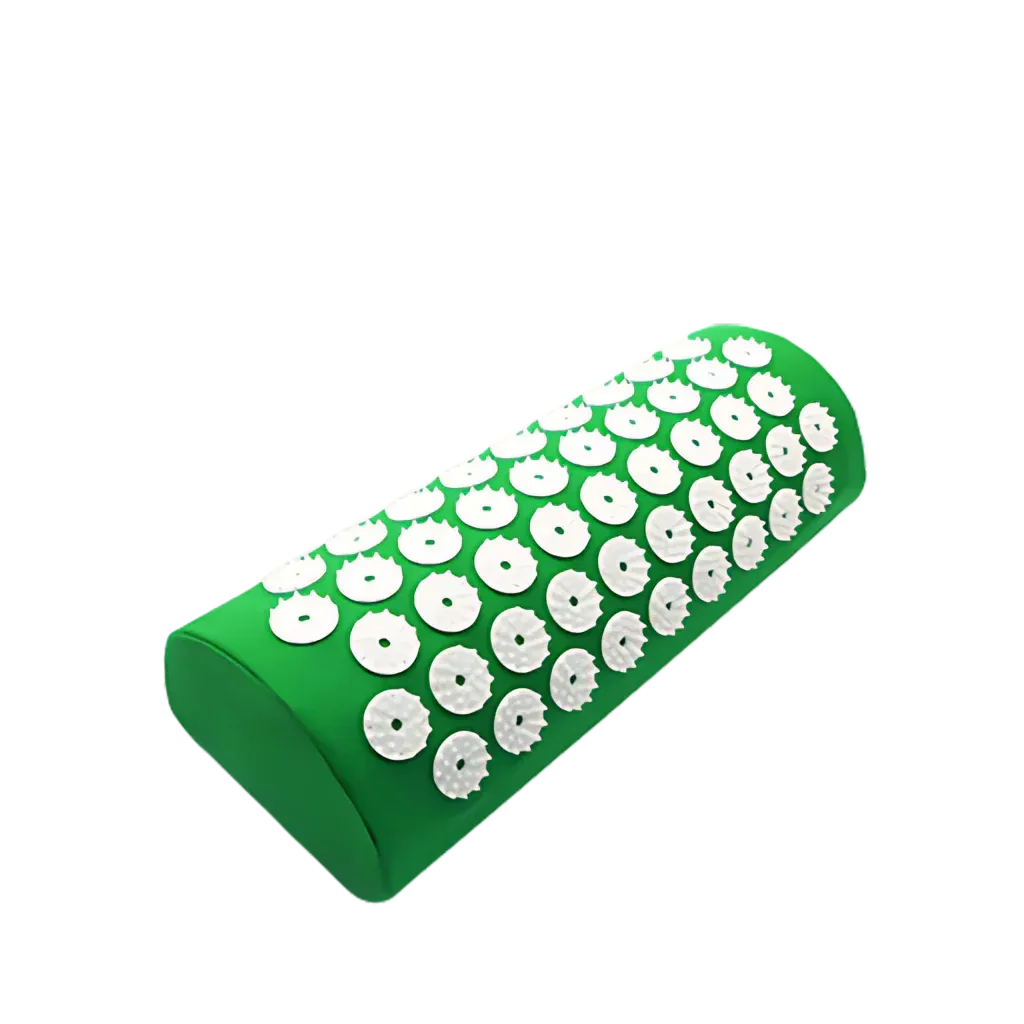 Acupressure Yoga Mat Set For Stress Relief And Recovery - Single Pillow Green