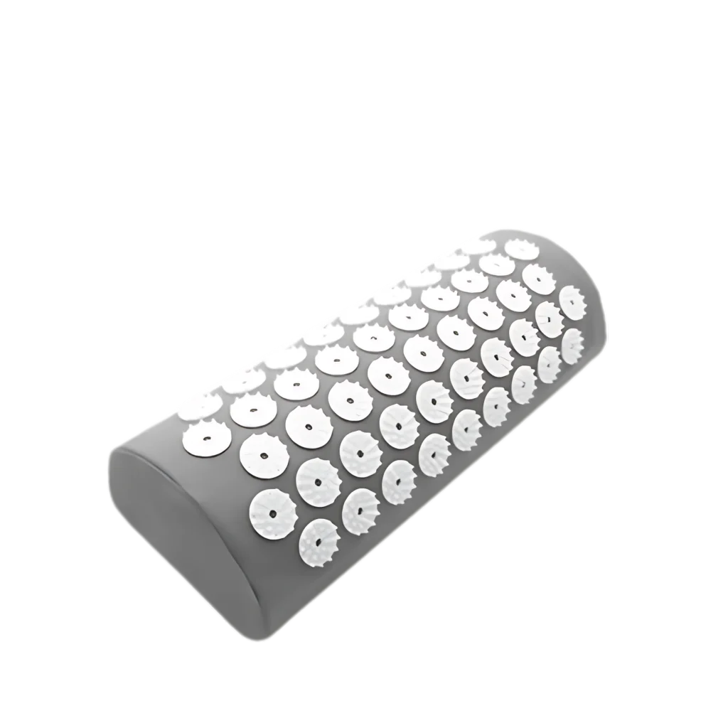 Acupressure Yoga Mat Set For Stress Relief And Recovery - Single Pillow Grey