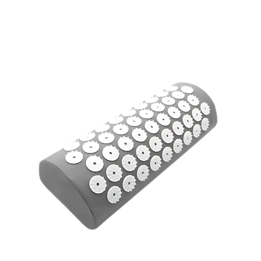 Acupressure Yoga Mat Set For Stress Relief And Recovery - Single Pillow Grey