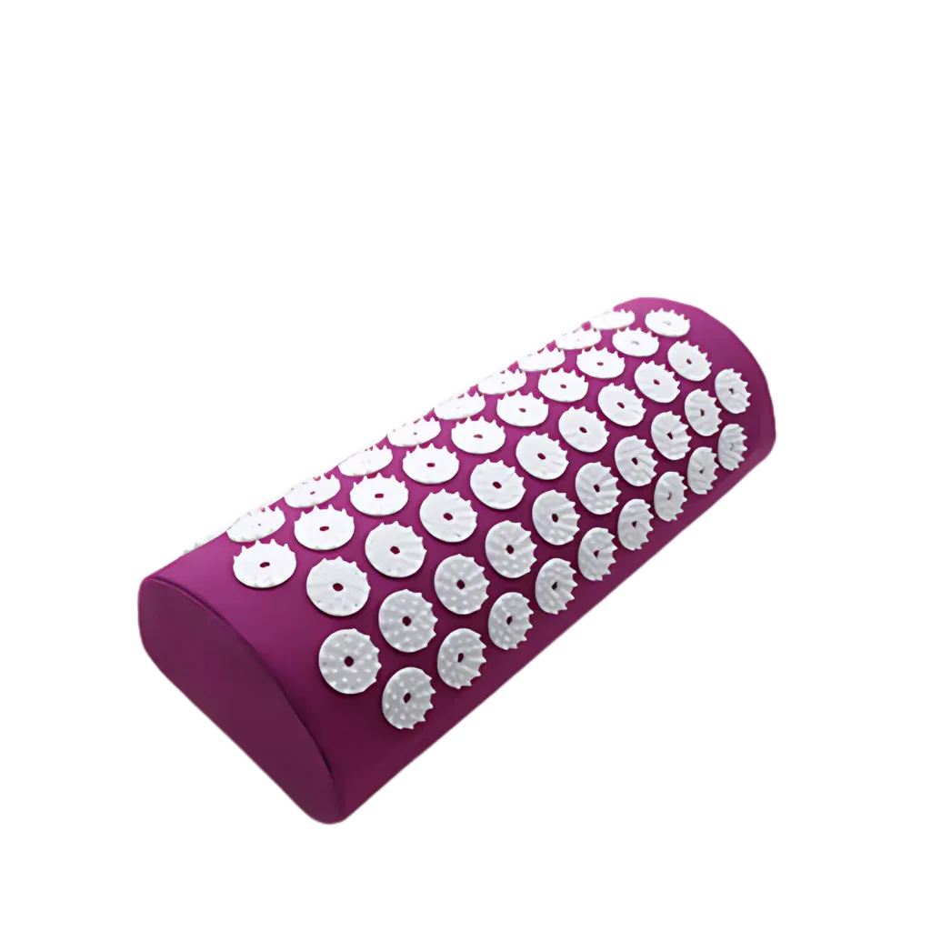 Acupressure Yoga Mat Set For Stress Relief And Recovery - Single Pillow Purple