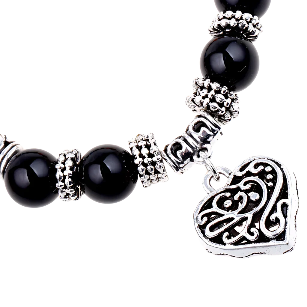 Adjustable Beaded Chakra Bracelets For Daily Balance - Silver