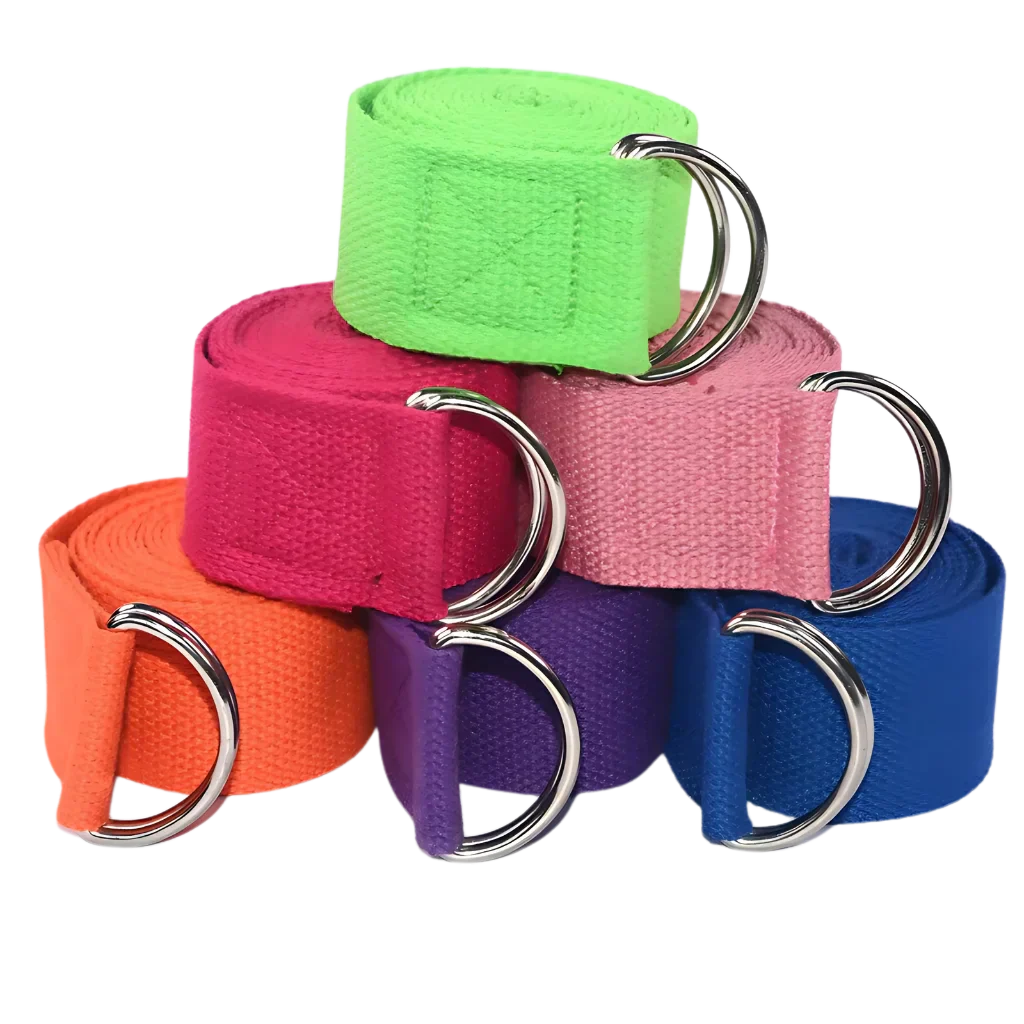 Adjustable Cotton Stretch Out Strap For Flexibility