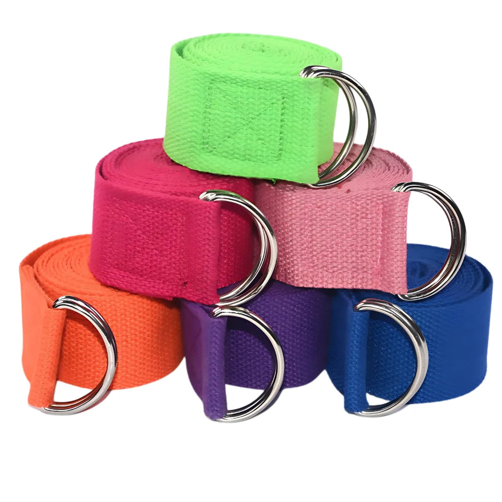 Adjustable Cotton Stretch Out Strap For Flexibility