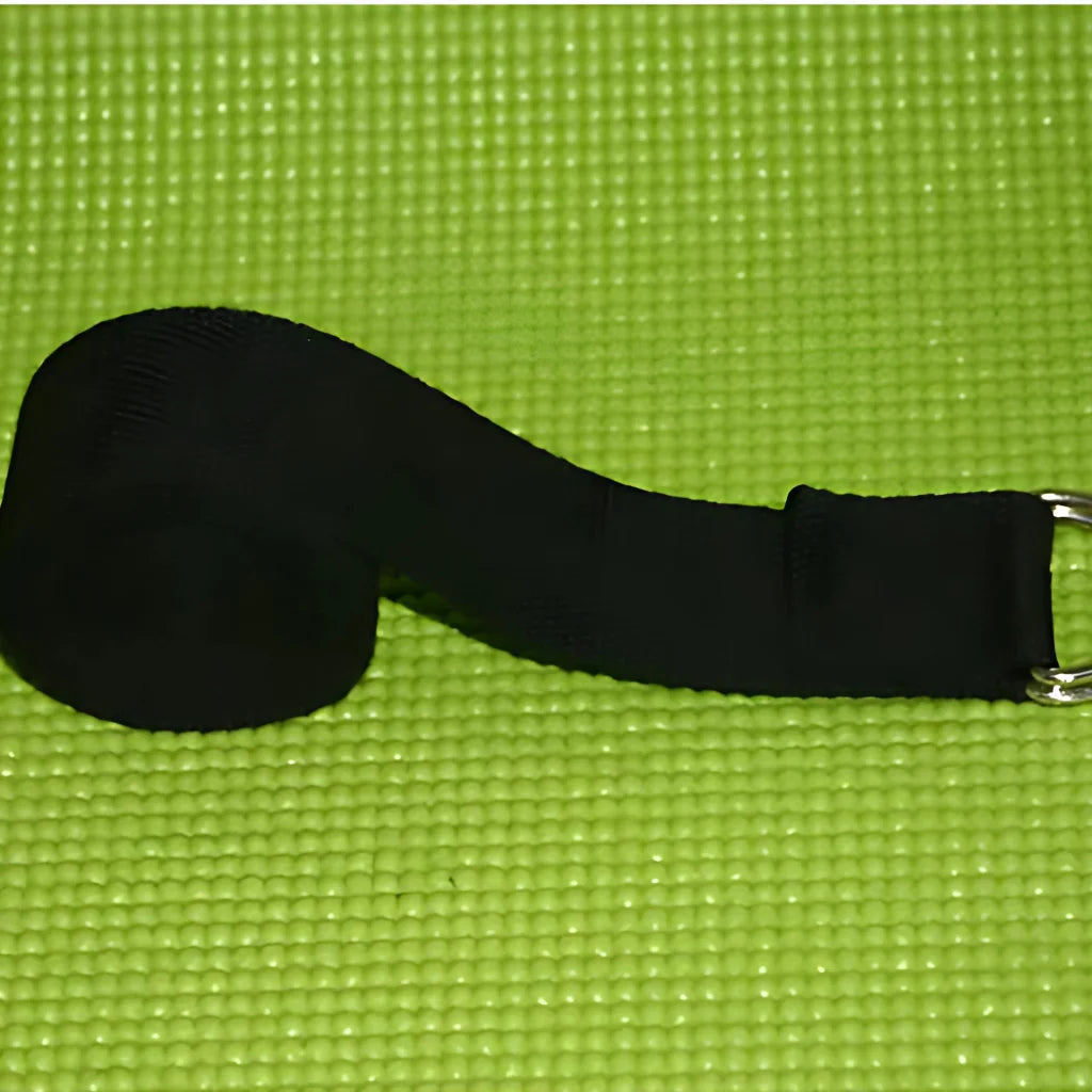 Adjustable Cotton Stretch Out Strap For Flexibility - Black