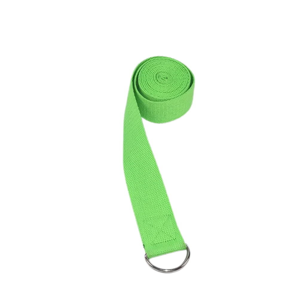 Adjustable Cotton Stretch Out Strap For Flexibility - Green