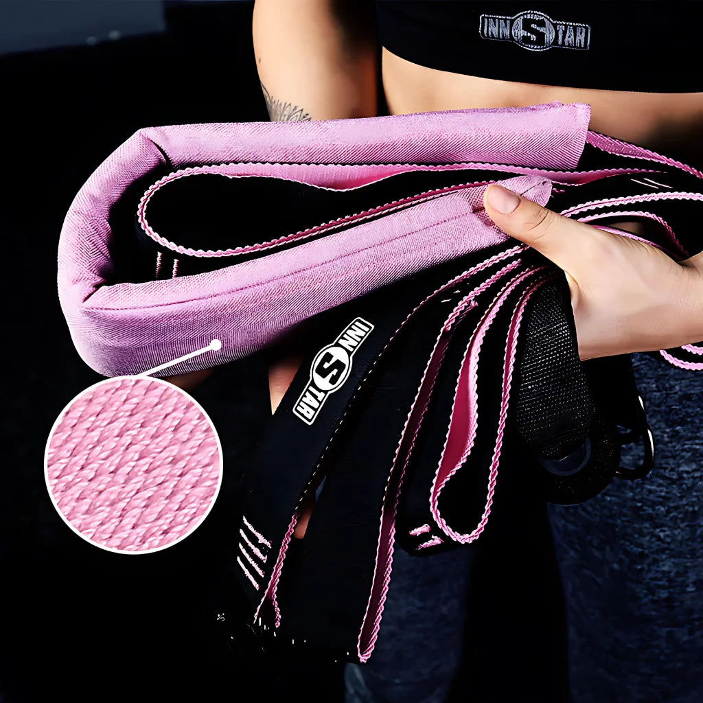 Adjustable Nylon Strap Stretcher For Core & Flexibility