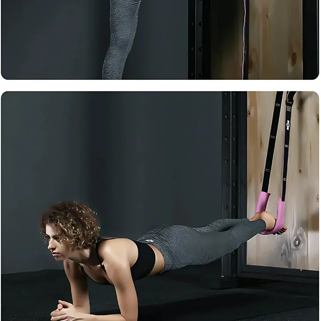 Adjustable Nylon Strap Stretcher For Core & Flexibility