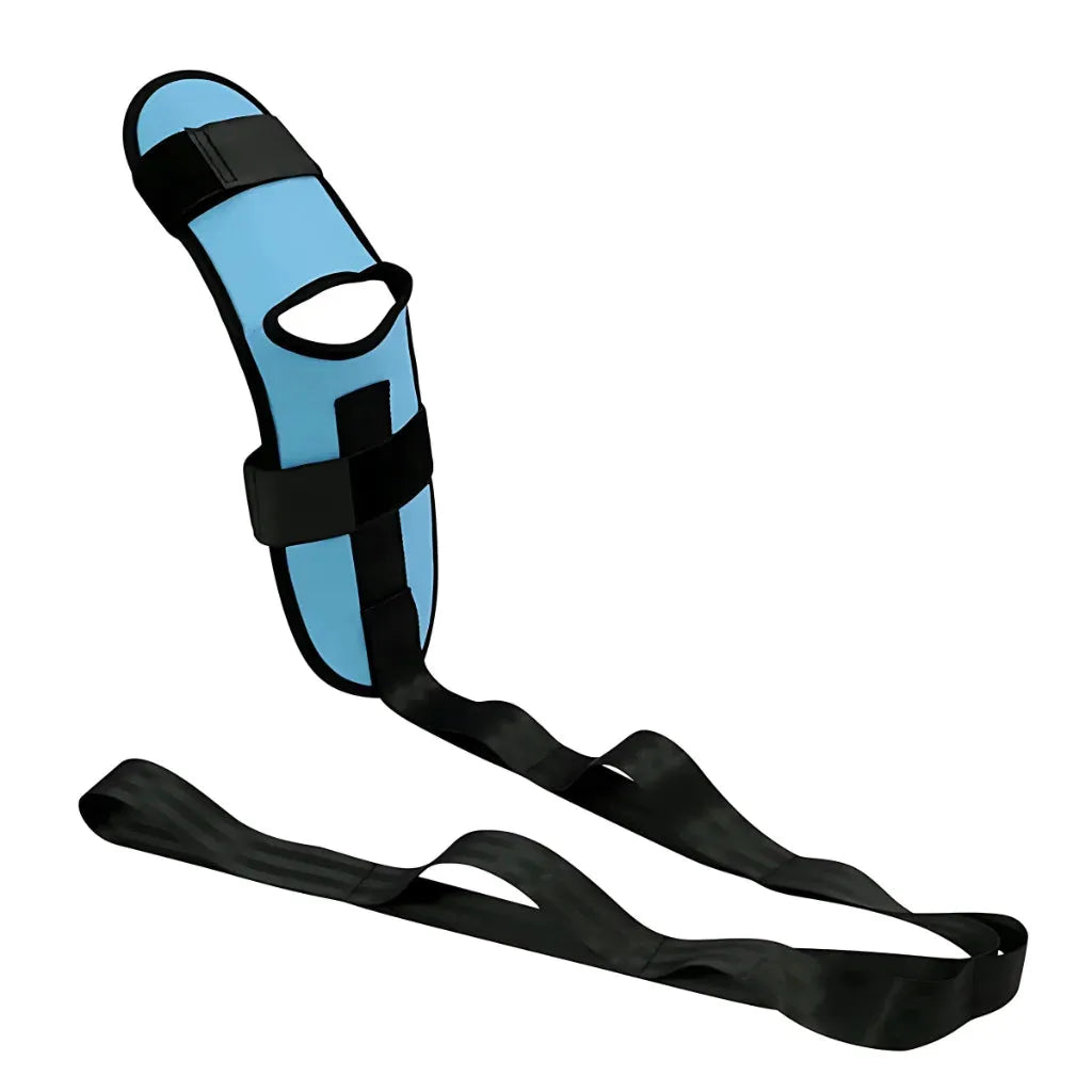 Adjustable Physical Therapy Strap For Recovery & Stretch - Blue