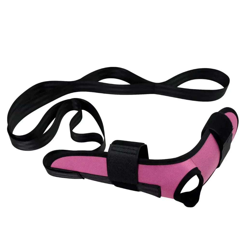 Adjustable Physical Therapy Strap For Recovery & Stretch - Pink