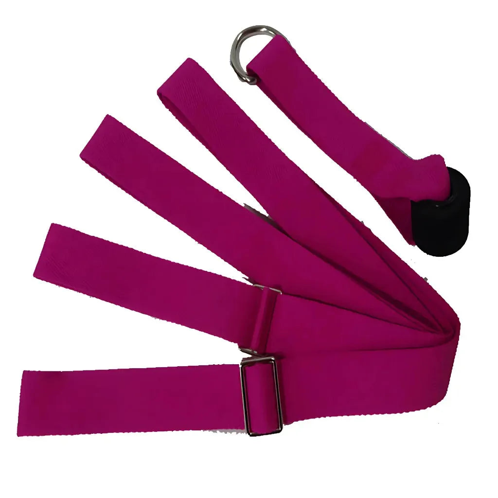 Adjustable Stretching Strap For Deep Flexibility Work - Pink