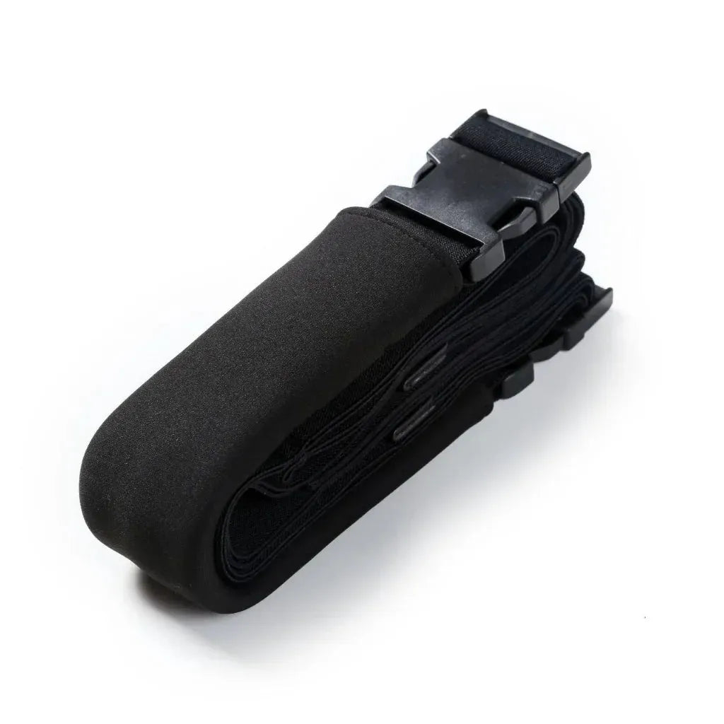 Adjustable Yoga Stretch Strap For Flexibility Training - Black