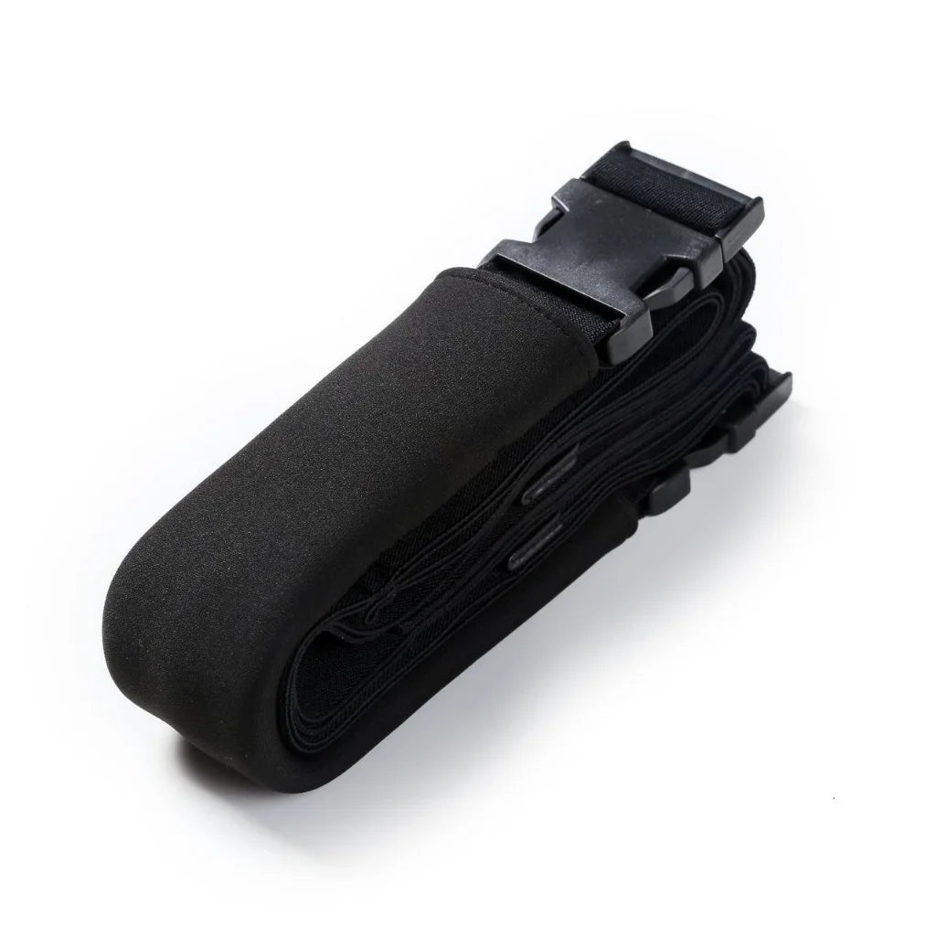 Adjustable Yoga Stretch Strap For Flexibility Training - Black