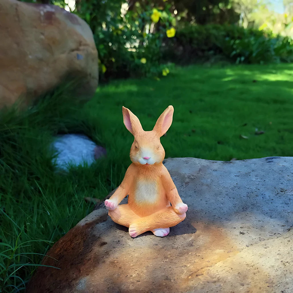Animal-Inspired Yoga Statues For Garden Decor