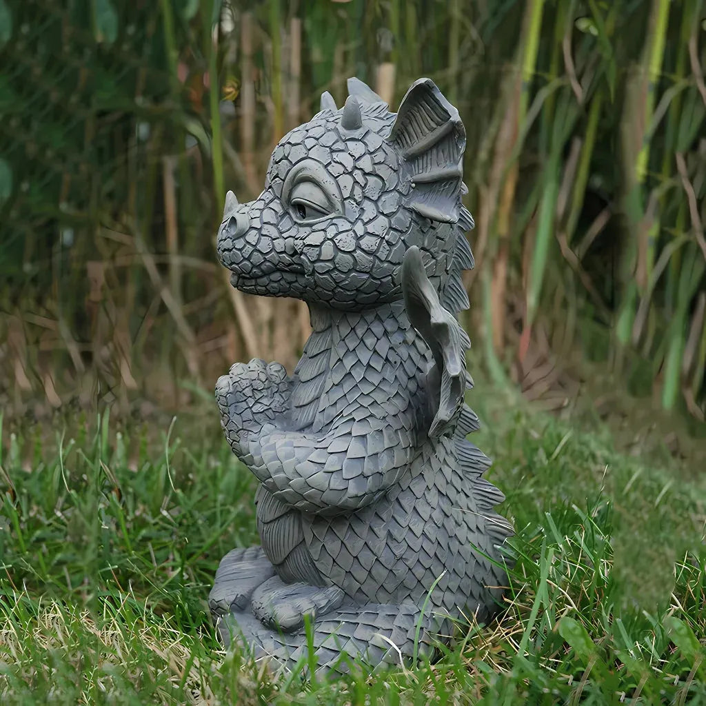 Animal Pose Resin Statue Yoga Accent For Home Or Garden
