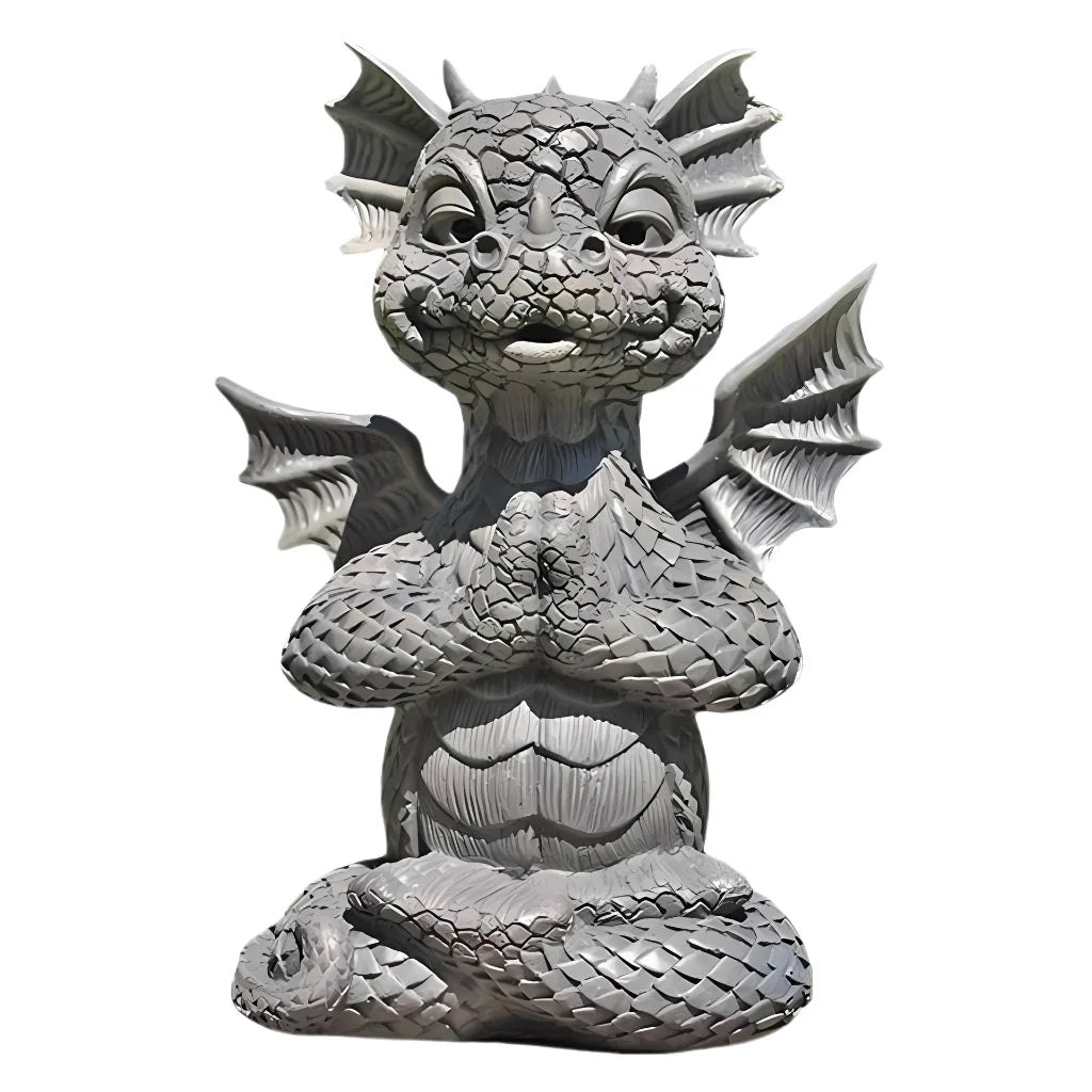 Animal Pose Resin Statue Yoga Accent For Home Or Garden - B