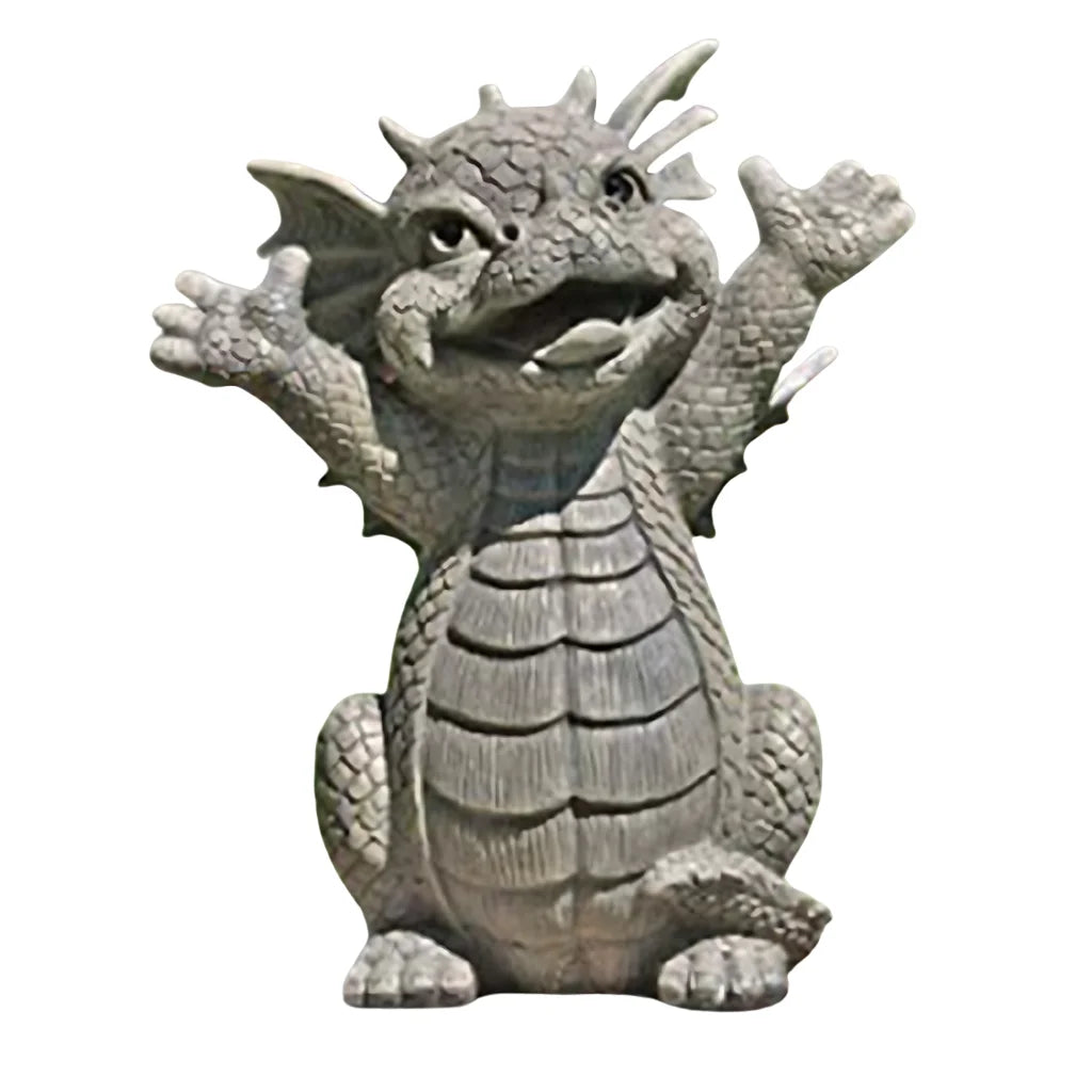 Animal Pose Resin Statue Yoga Accent For Home Or Garden - D