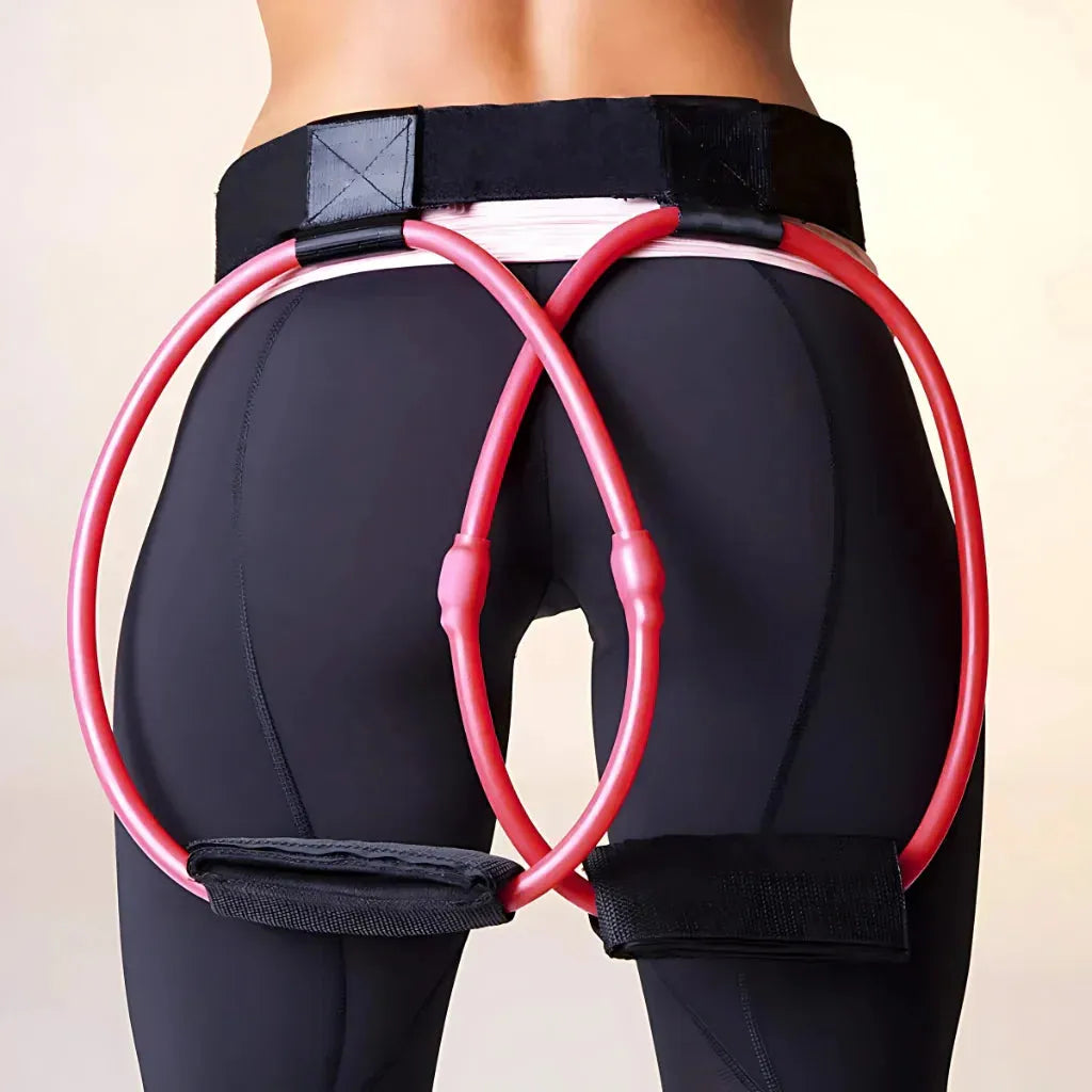 Ankle Resistance Bands With Foot Pedal Design