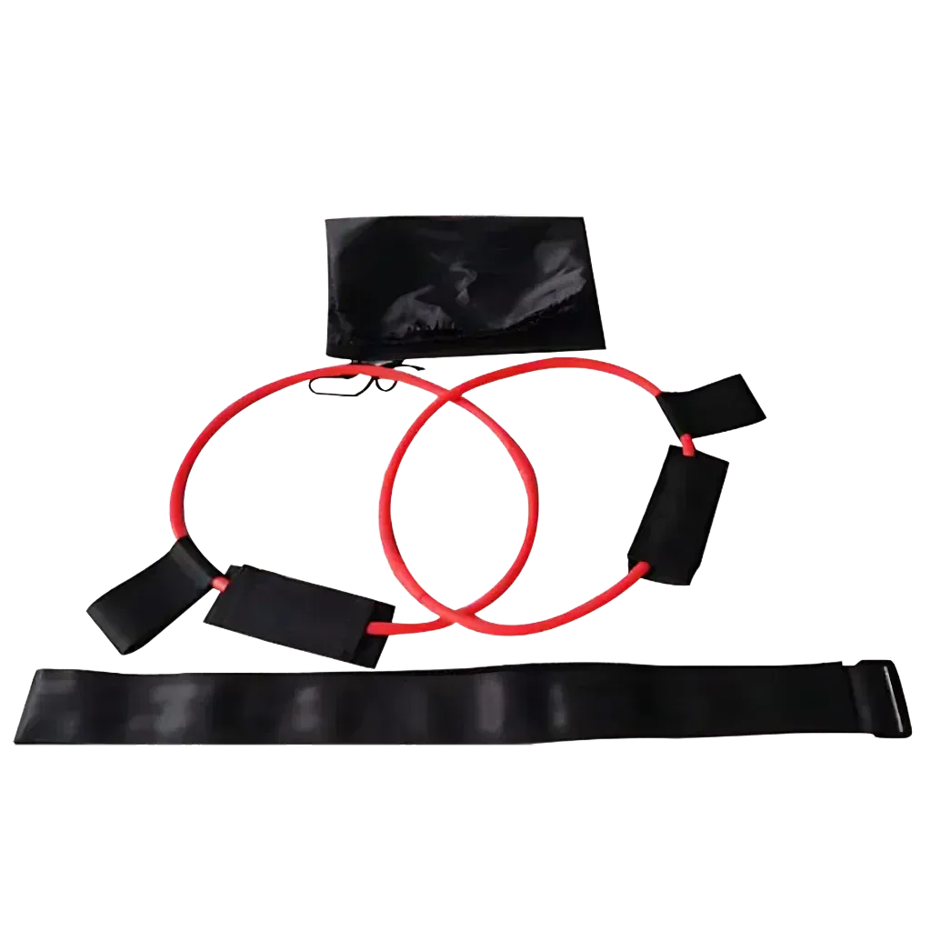 Ankle Resistance Bands With Foot Pedal Design - 20 lb
