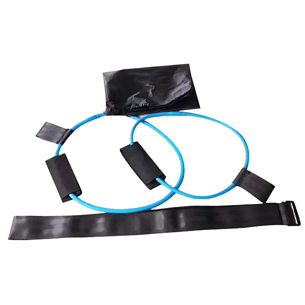 Ankle Resistance Bands With Foot Pedal Design - 25 lb