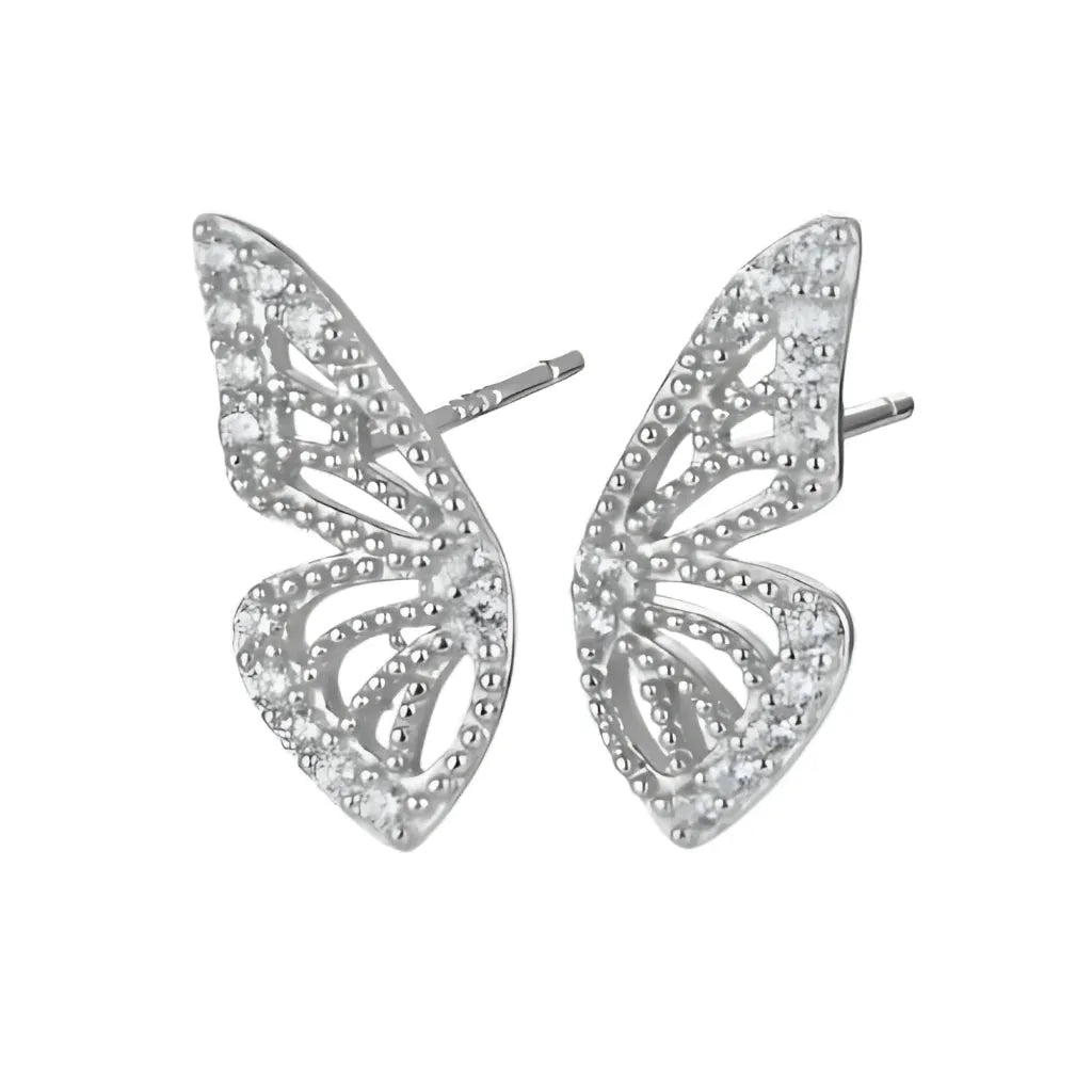 Asymmetrical Butterfly Small Boho Earrings