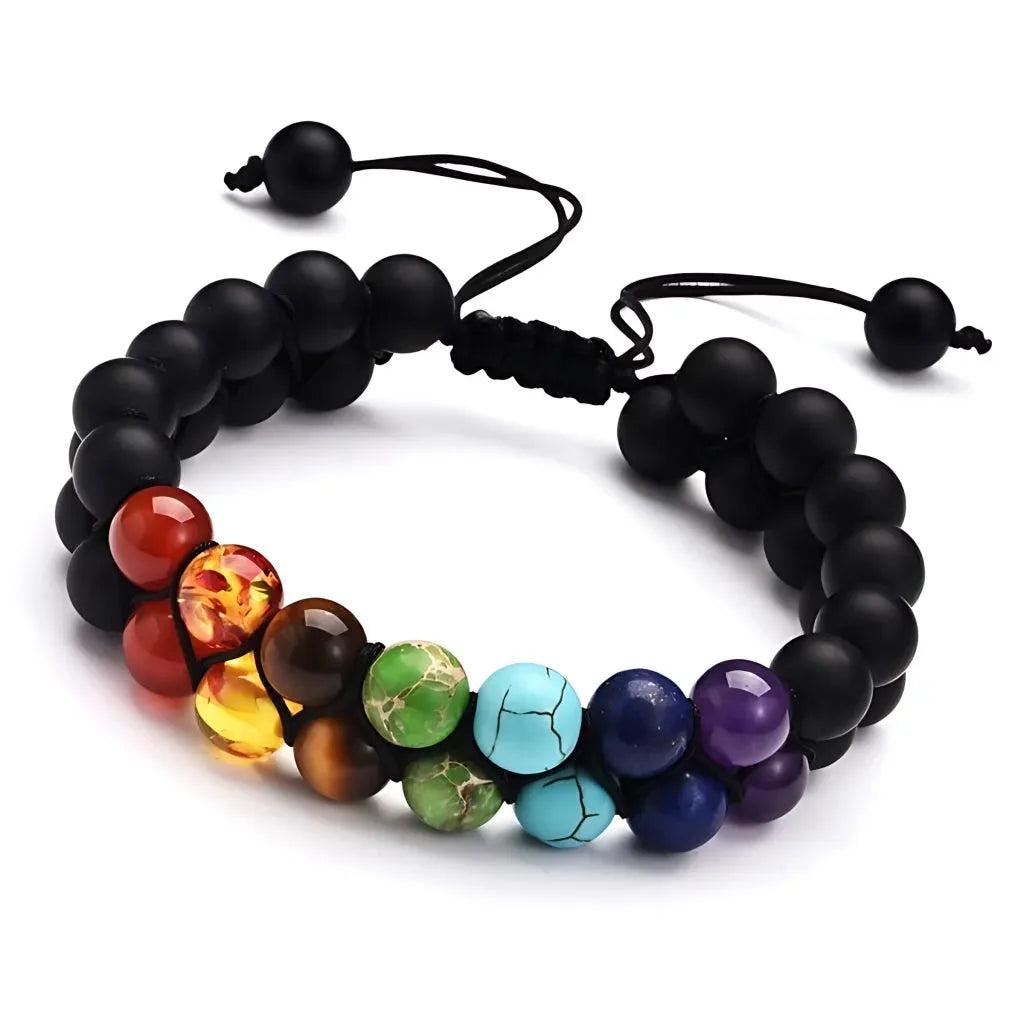 Auspicious Energy Mens Beaded Bracelets - Matte