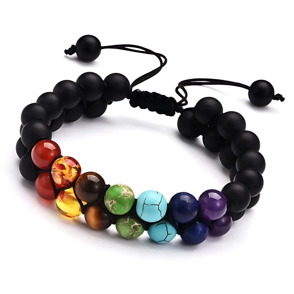 Auspicious Energy Mens Beaded Bracelets - Matte