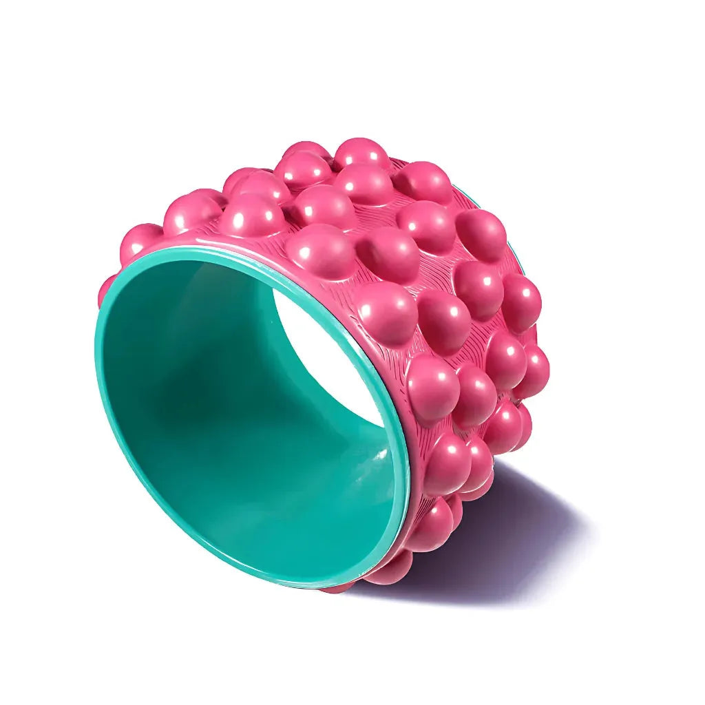 Back Popper Roller For Deep Stretch & Muscle Relief - Blue pink