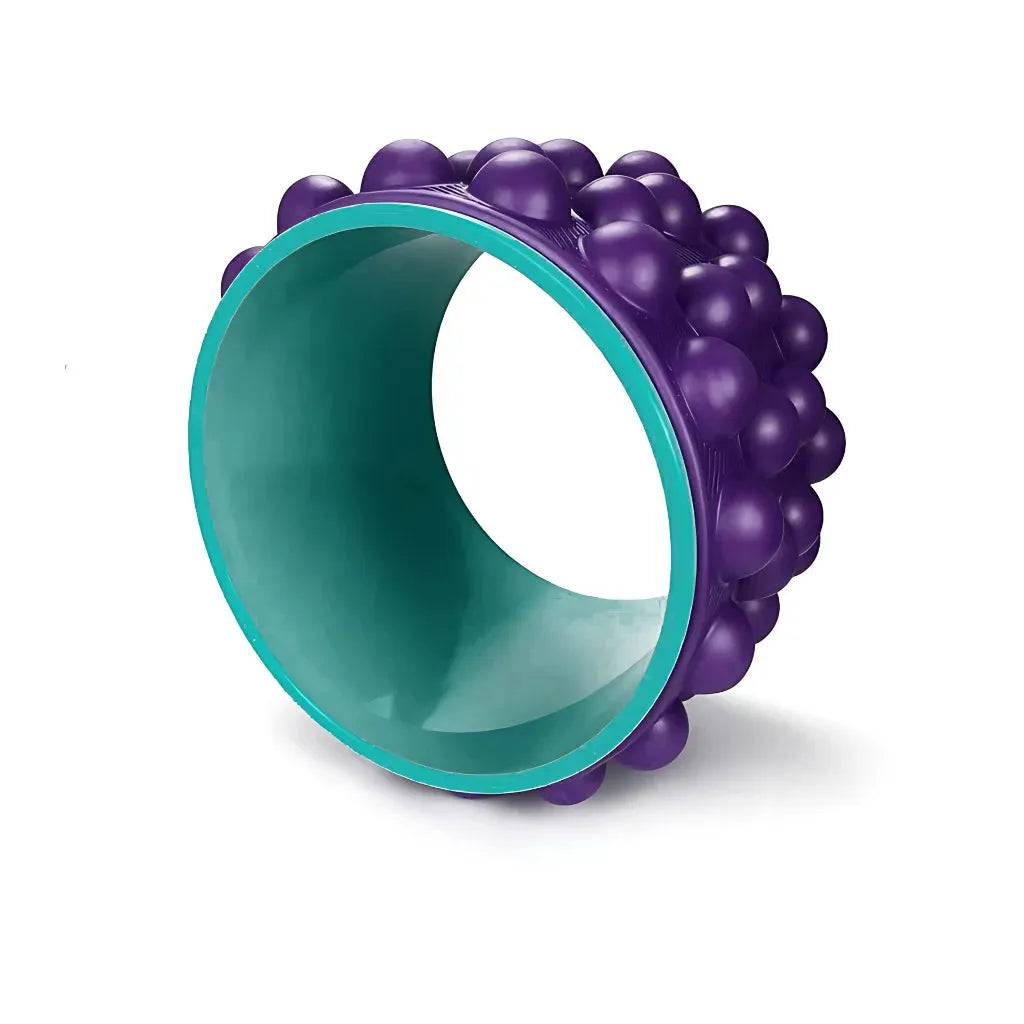 Back Popper Roller For Deep Stretch & Muscle Relief - Blue purple