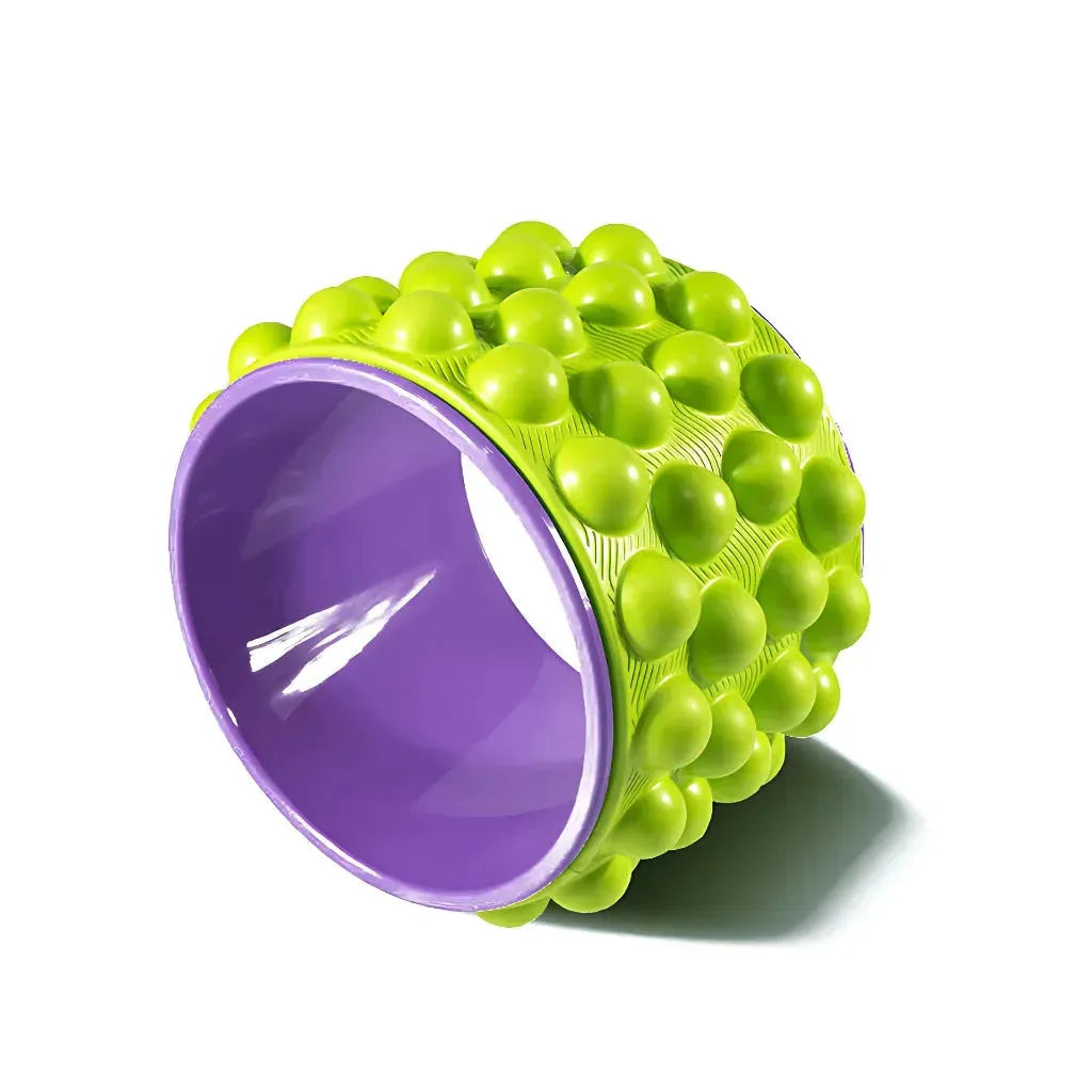Back Popper Roller For Deep Stretch & Muscle Relief - Purple green