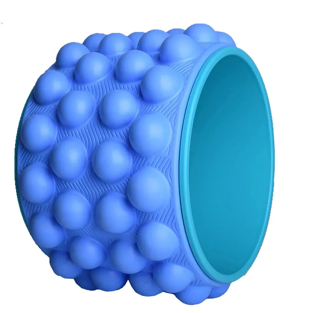 Back Popping Wheel For Spinal Release & Core Strength - Light Blue