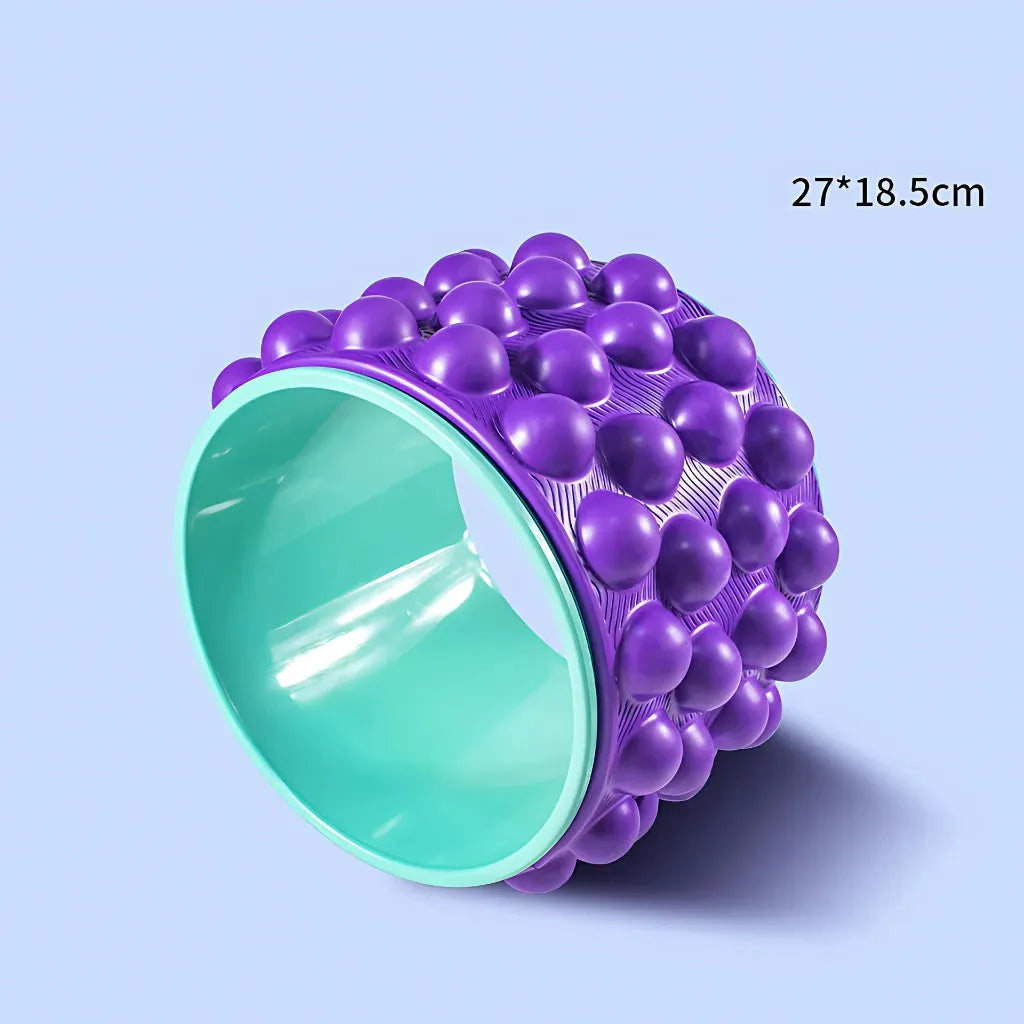 Back Popping Wheel For Spinal Release & Core Strength - Purple