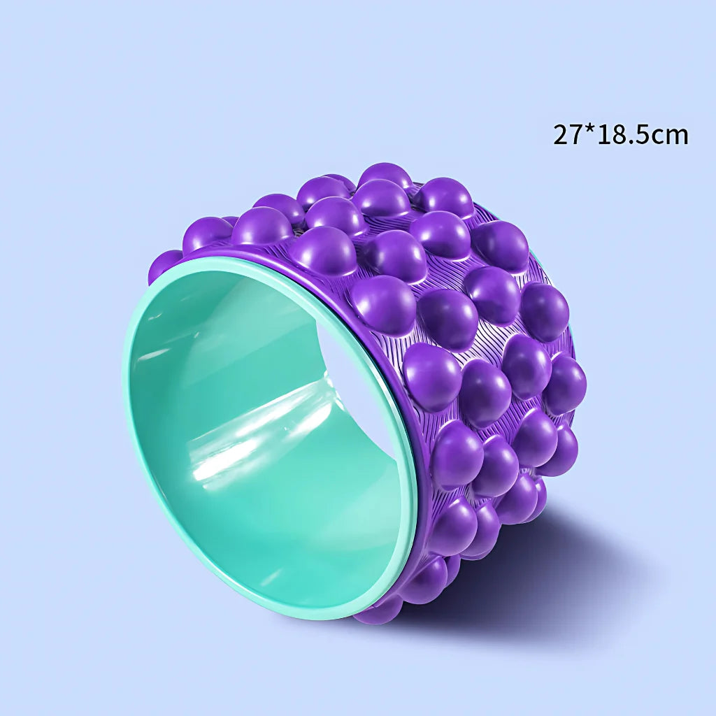 Back Popping Wheel For Spinal Release & Core Strength - Purple