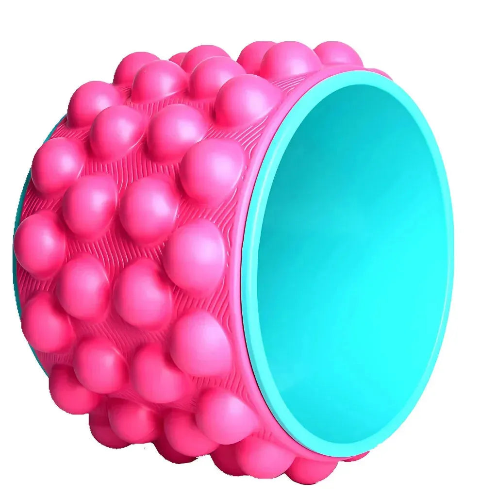 Back Popping Wheel For Spinal Release & Core Strength - Wine Red