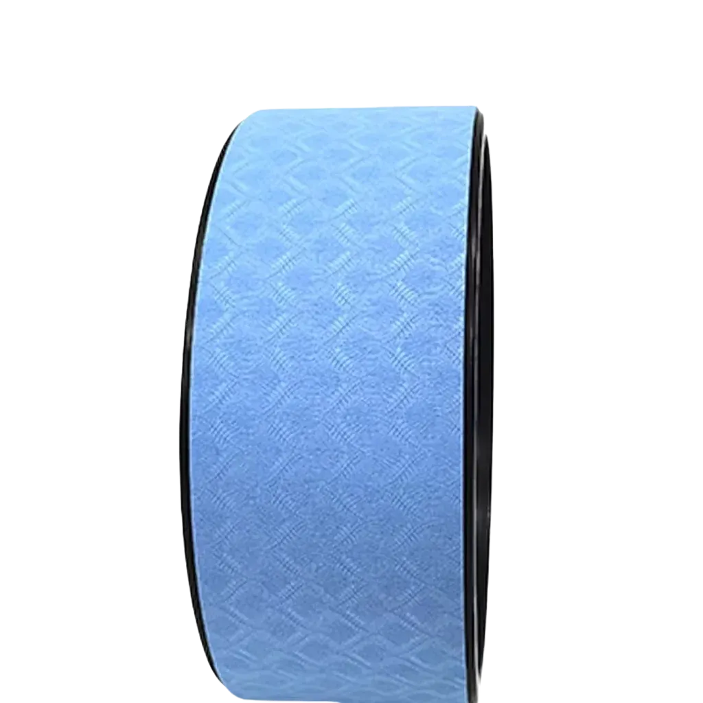 Back Roller Wheel For Stretching And Core Alignment - Blue And Black