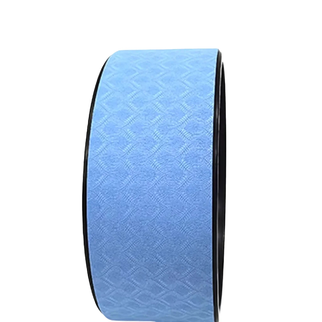 Back Roller Wheel For Stretching And Core Alignment - Blue And Black