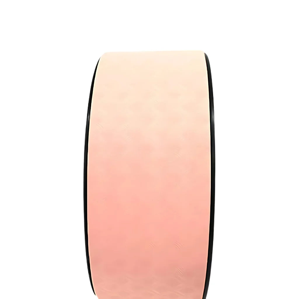 Back Roller Wheel For Stretching And Core Alignment - Soft Pink Black