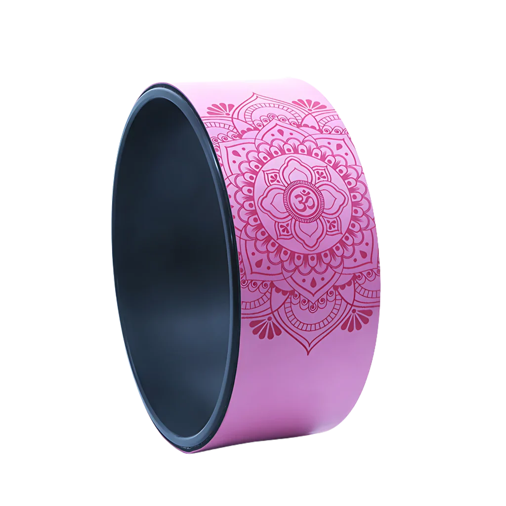 Back Stretcher Roller For Home Fitness & Flexibility - Pink