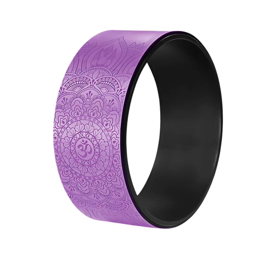 Back Stretcher Roller For Home Fitness & Flexibility - Purple