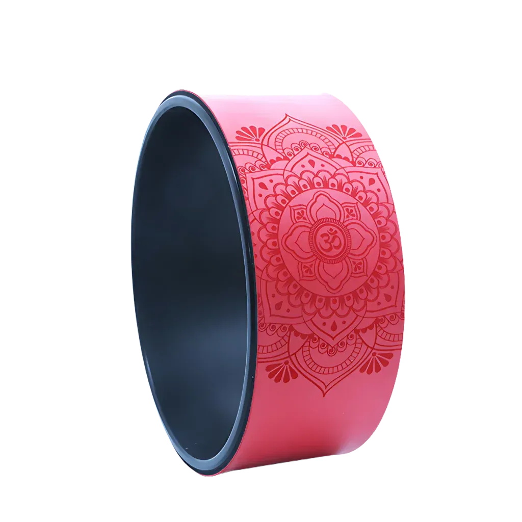 Back Stretcher Roller For Home Fitness & Flexibility - Red