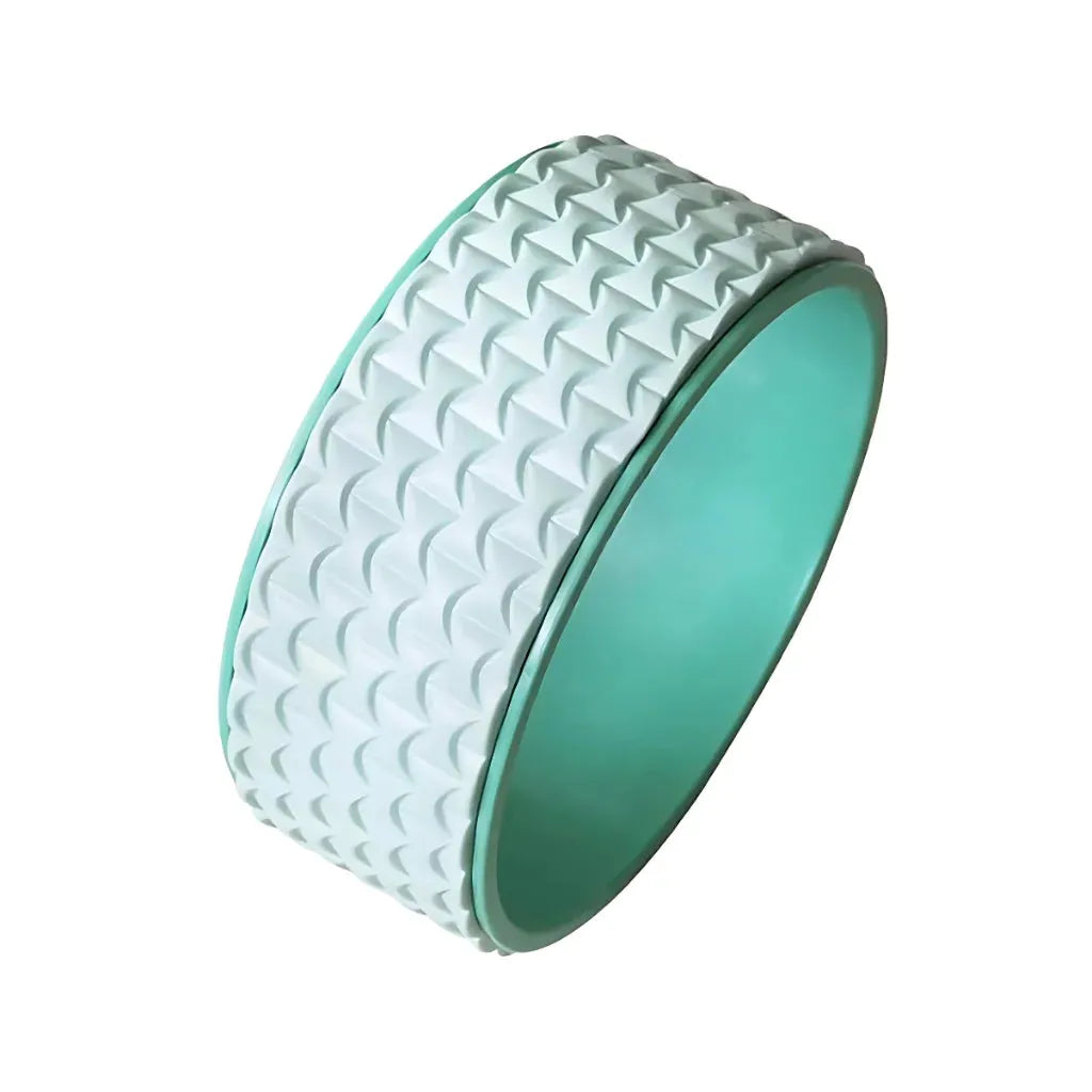 Back Stretcher Wheel With 3D Massage Texture - Green