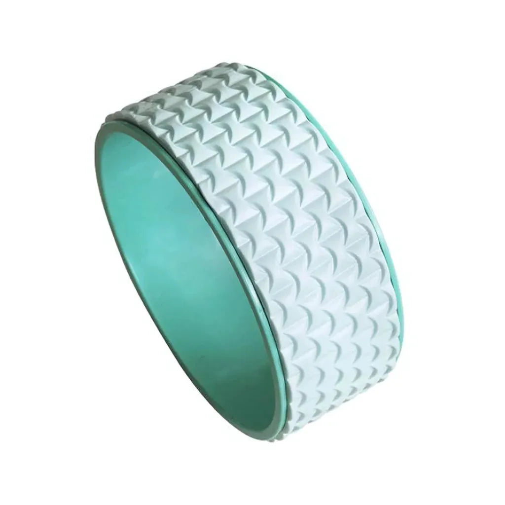 Back Stretcher Wheel With 3D Massage Texture - Green