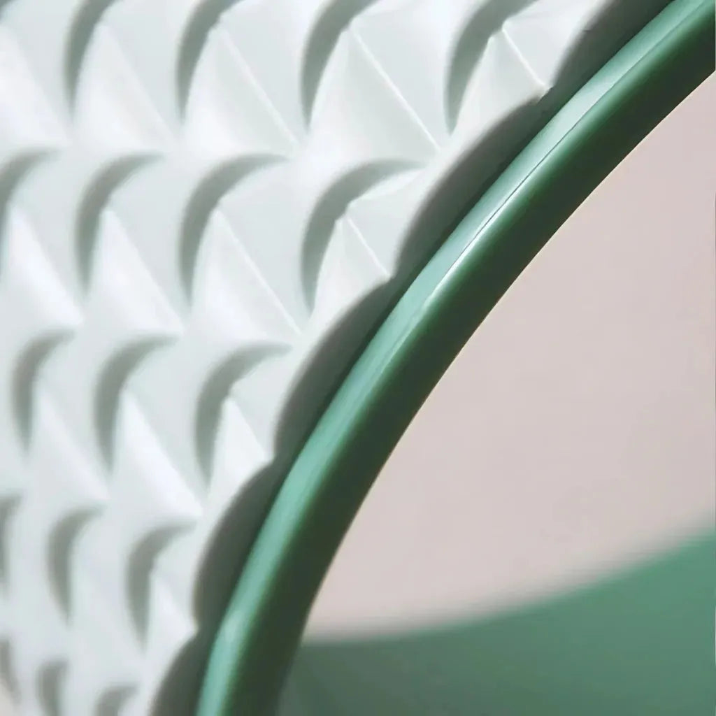 Back Stretcher Wheel With 3D Massage Texture - Green